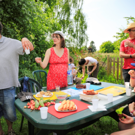 Goûter partagé chez Olivier