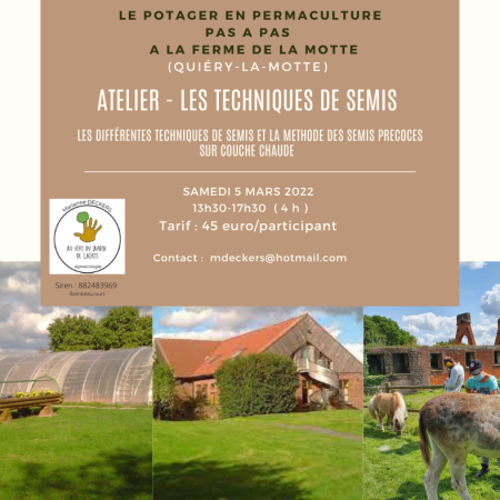 LE POTAGER EN PERMACULTURE A LA FERME